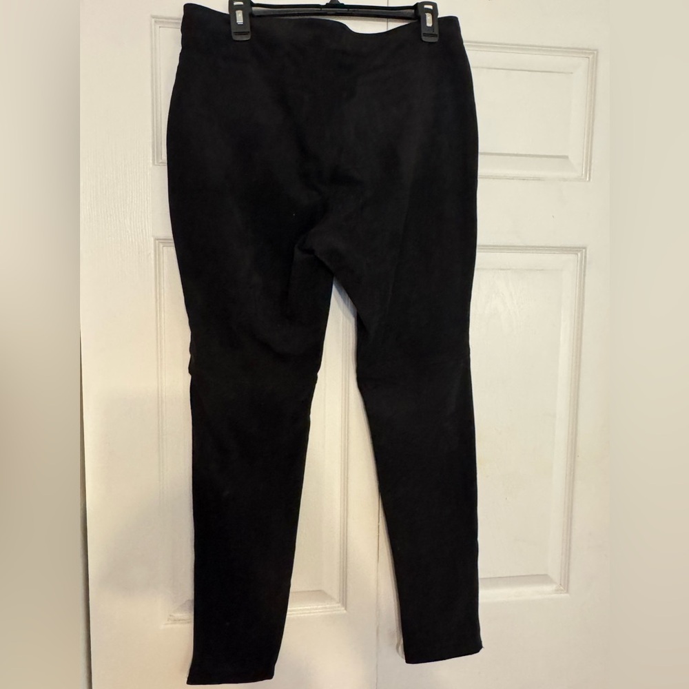 Black Suede Pants